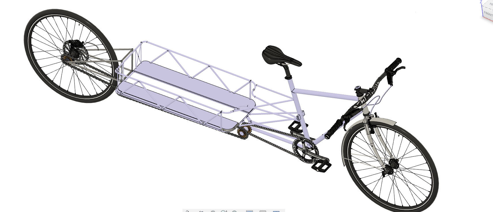 能储量的自行车3D数模图纸 STEP格式